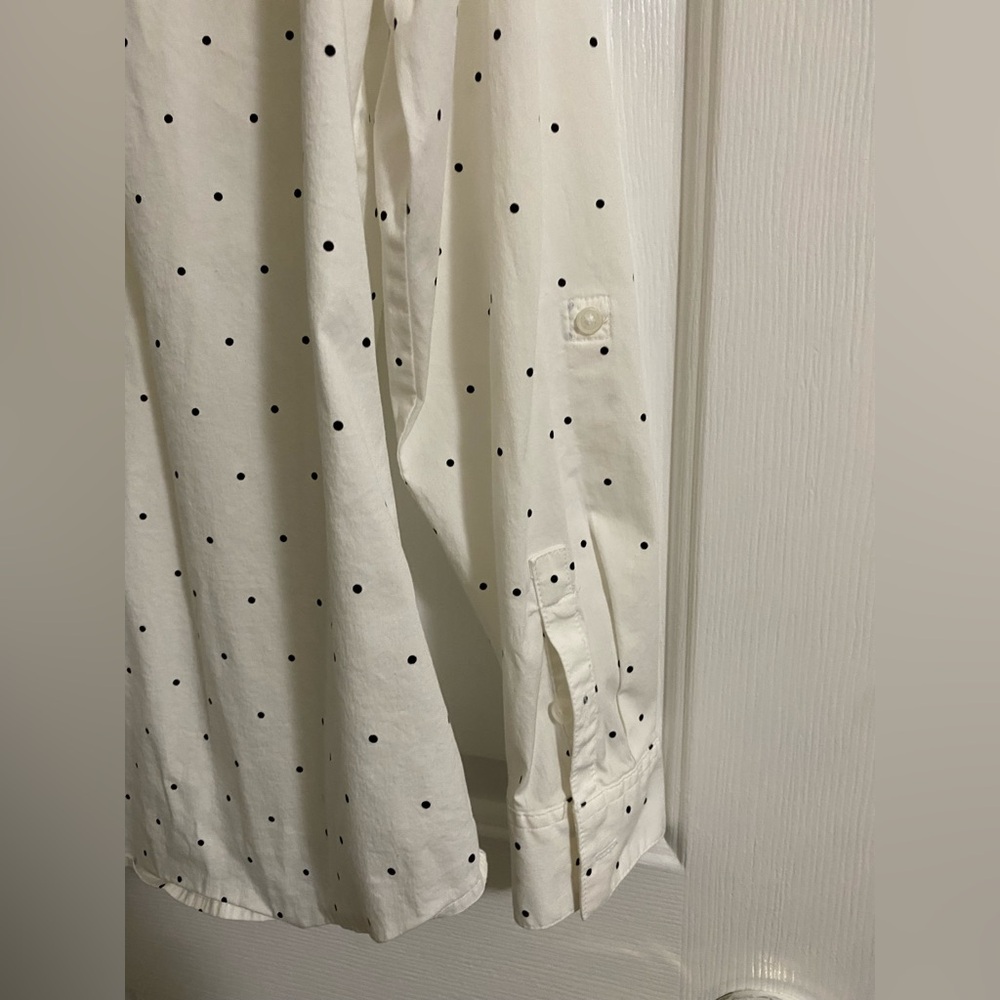 APT. 9. WOMENS White Polka Dot Women's Top - Picture 10 of 16